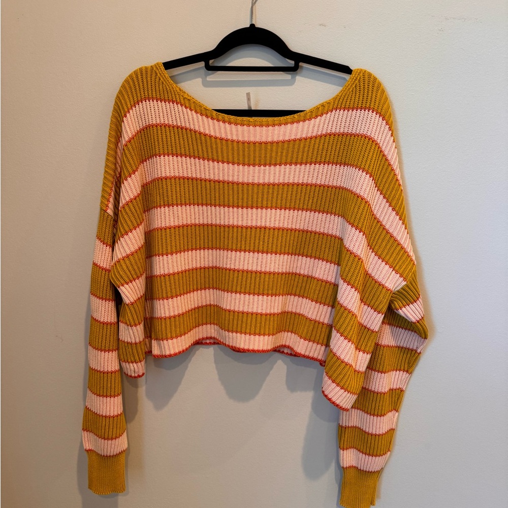 Free People crop top Sweater